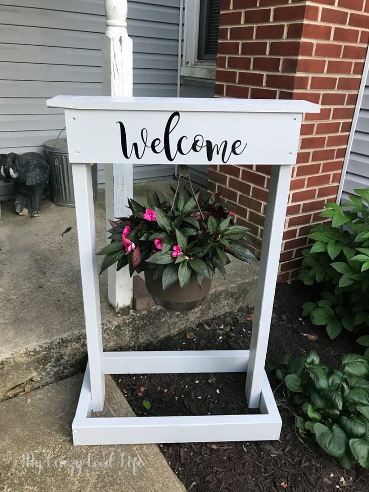 Cricut Welcome Sign